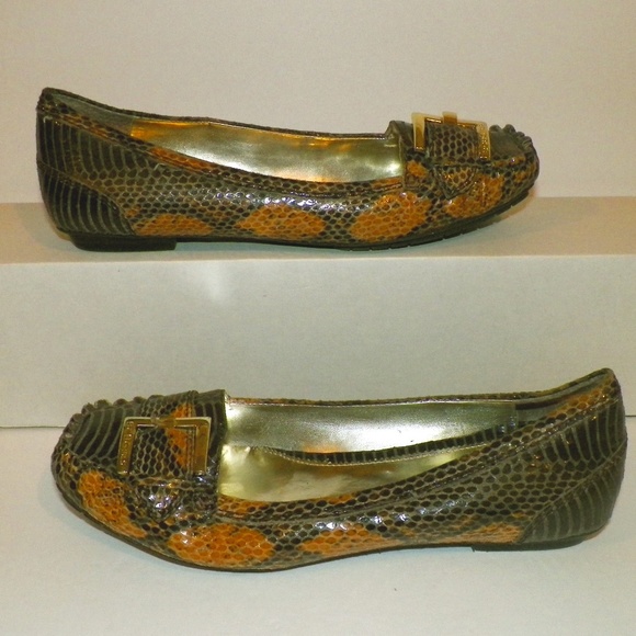 Bcbg Girls Animal Print Loafers 38B - Picture 2 of 6